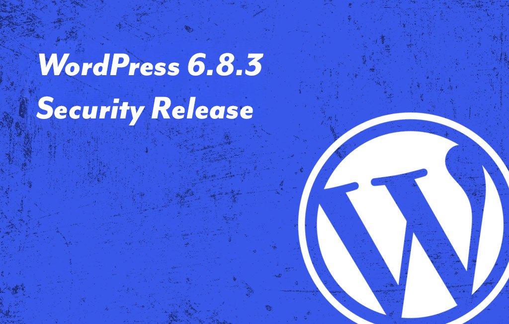 WordPress 6.8.3 Security Release » JaypeeOnline